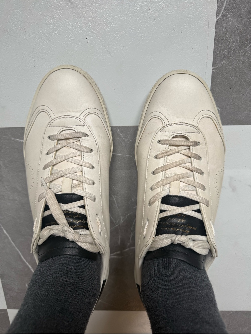 Men's Barracuda luxury Italian leather sneakers